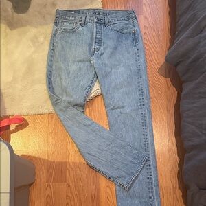 Levi's Light Blue Straight Jeans